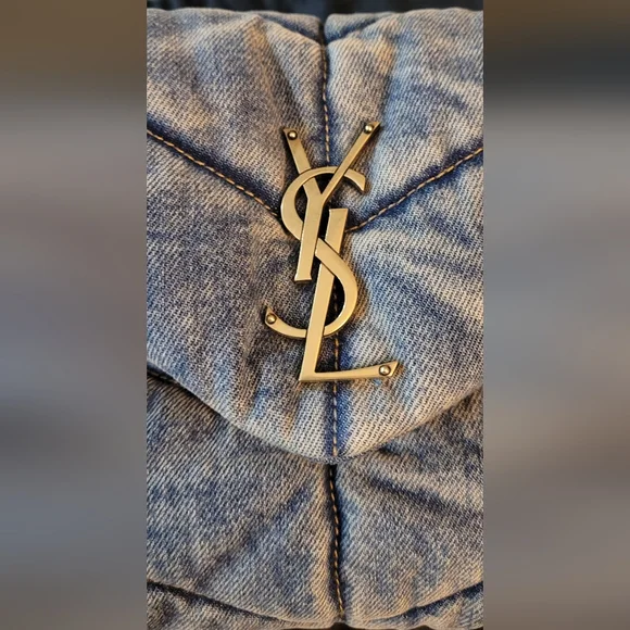 Saint Laurent Denim Puffer **READ DETAILS** - Picture 6 of 16